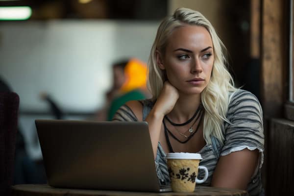 Studentin bereitet Sperrkonto und Krankenversicherung für den Visumantrag vor