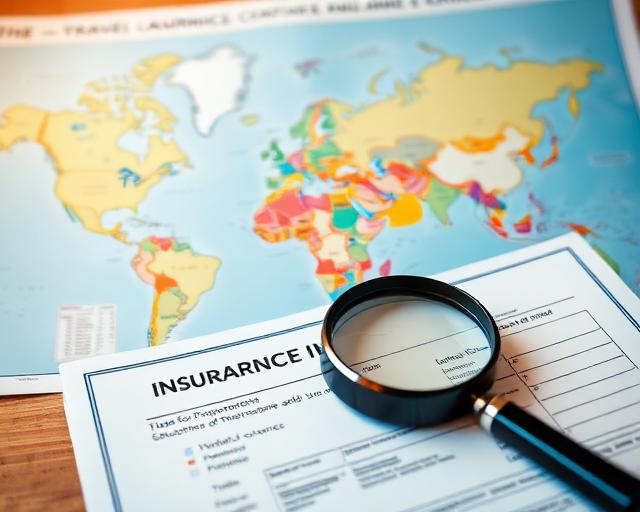 Weltkarte mit markierten Schengen-Ländern und Versicherungsbestätigung – Geltungsbereich Krankenversicherung