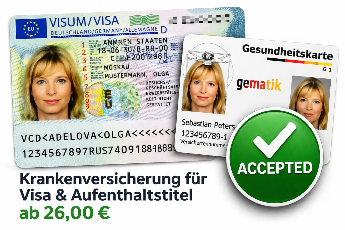 Krankenversicherung für ausländische Rentner in Deutschland — Visum und Gesundheitskarte